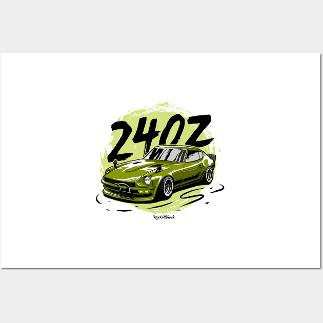 Fairlady 240 z jdm Wall Art by ASAKDESIGNS